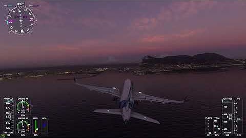 Gibraltar Landing Challenge(Windy) | Microsoft Flight Simulator 2020 | A320neo