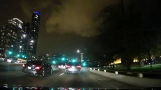Dashcam Video- Night Ride to Downtown Chicago Via I-57, I-90/94, I-55 & Lake Shore Drive (12/4/2016)