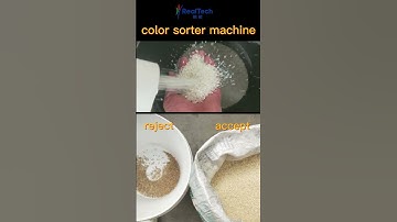 RealTech rice color sorter machine #colorsorting #colorsorter#rice  #sorting #machine #agriculture
