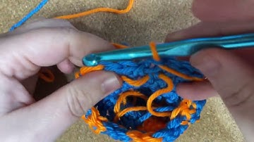 No Cut ways of changing yarn color in a project. part 3