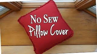 How to Make a No Sew Pillow Case EASY! ~ DIY No Sew Pillow Cover ~ Relaxing DIY ASMR