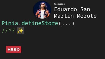 Pinia with Eduardo San Martin Morote (creator of Pinia!) - TypeScript Type Challenges #1290 [HARD]