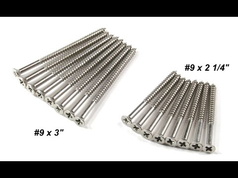 Hinge Screws - Long Wood Screws for Hinges