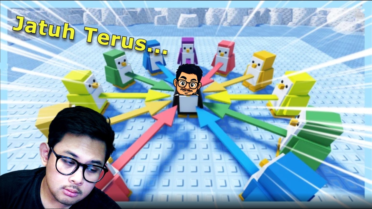 NGABUBURIT MAIN GAME DORONG PINGUIN LAGI! - Kalahkan!🐧Knockout! Roblox