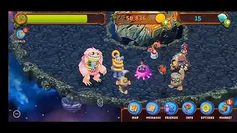 teleport baby cybop to space island - My singing monsters dawn of fire