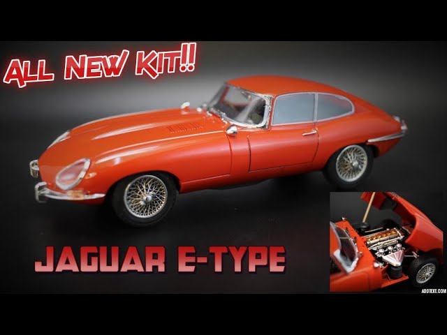 Jaguar E Type XKE Coupe 1/24 Scale Model Kit Build Painting How To Revell  Germany 07668 ALL NEW 