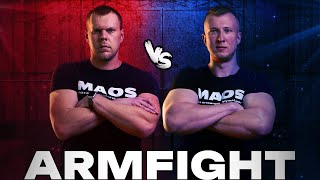 Армфайт: Константин Воробьёв vs Виктор Хозин | Турнир MAOS #armwrestling #armfight #спорт