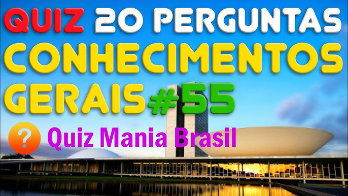 🟠 Jogo de Perguntas e Respostas nº 74  Conhecimentos Gerais e Atualidades:  Quiz Mania Brasil 