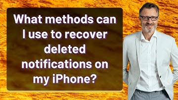 What methods can I use to recover deleted notifications on my iPhone?