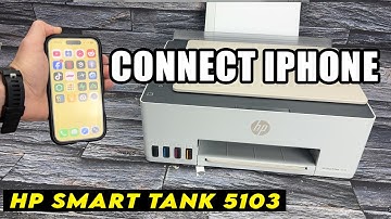 How to Wi-Fi Setup Your iPhone With the HP Smart Tank 5103 + How to Print & Scan