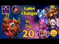 Dynamica Vs Top 20 | Game Changer😎😎 | Rip Dove/Lava/Zeph | Most Insane Hero | Castle Clash