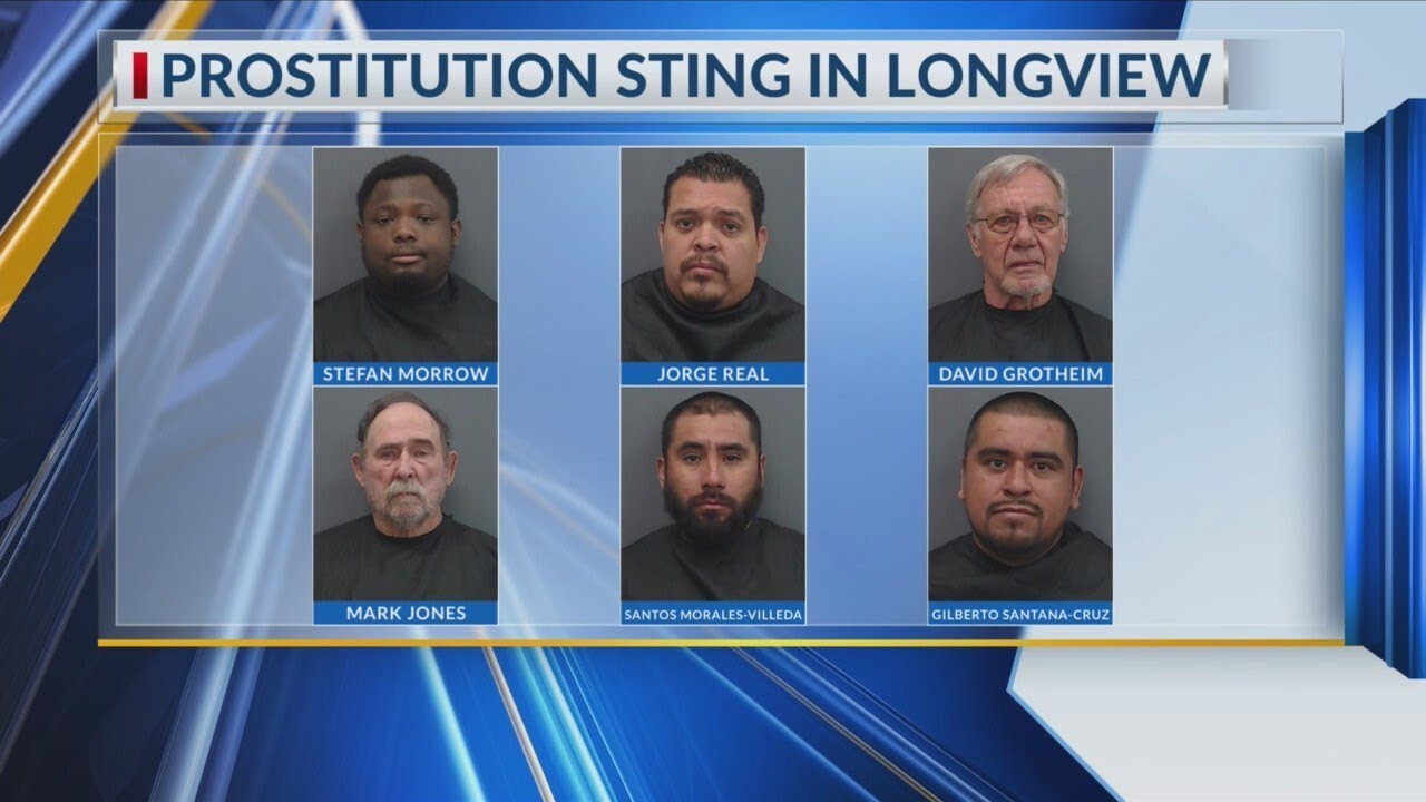 11 arrested in Longview prostitution sting operation - YouTube