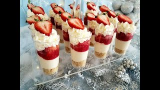 Strawberry Cheesecake Shooters!