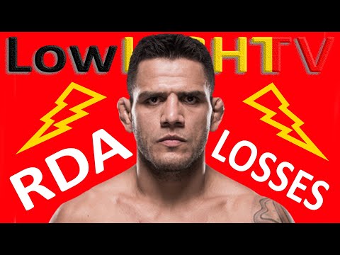 Rafael “RDA” dos Anjos COMPLETE LOSSES by EARLY STOPAGE in UFC MMA Fights