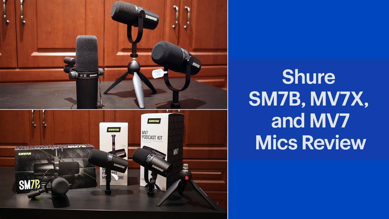Shure SM7B Dynamic Vocal/Podcast XLR Microphone - Black | Best Buy