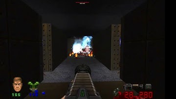 Brutal Doom V21 Doom 2 Level 6 The Crusher Complete 100% Black Metal Difficulty