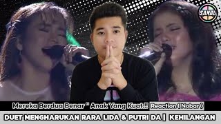 MENYANYAT HATI..!! RARA LIDA FEAT PUTRI DA | KEHILANGAN | REACTION ( REVIEW )