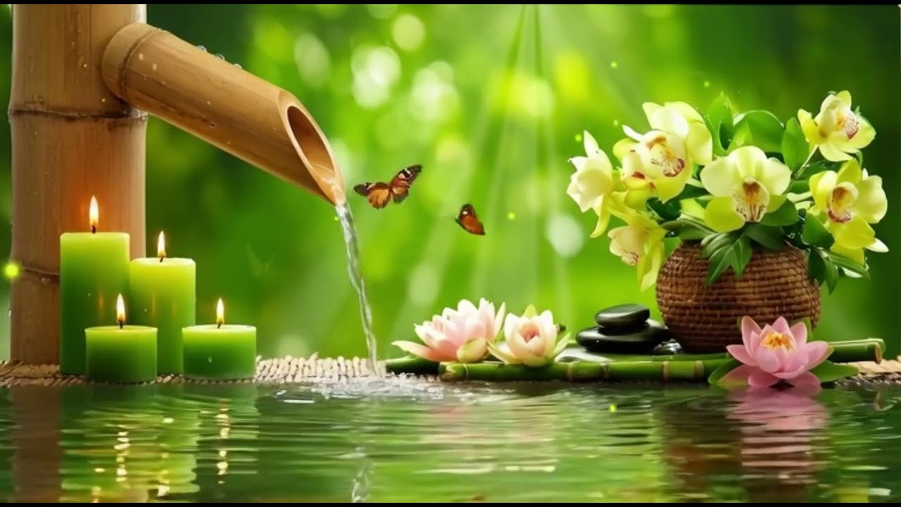 Relaxing Piano Music Water Sounds, Deep Healing to Release Stress, Worry