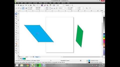 Corel Draw X6 Tutorials in Hindi part 9 free transform tool