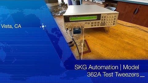 SKG Automation | Model 362A Insulation Resistance Test Tweezers