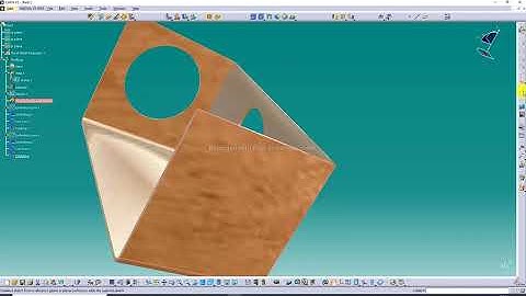 CATIA V5 GENERATIVE SHEET METAL DESIGN, BEND FROM FLAT, CURVE MAPPING LECTURE-86