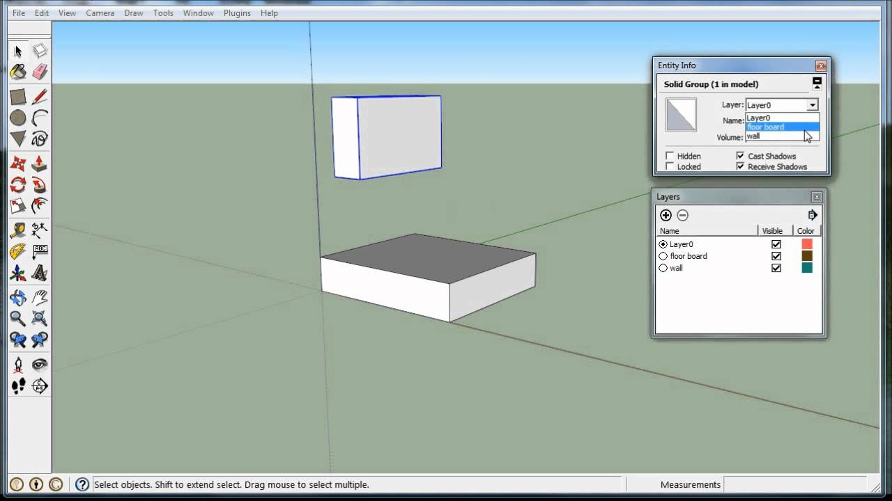 How To Use Layers In Sketchup