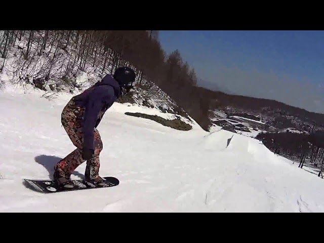 15-16 スノーボード キッカー ジブ 坪倉正和 hakuba iwatake snowboarding