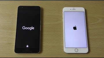 Nexus 6P Android 7.0 Nougat DP5 vs iPhone 6S+ iOS 10 Beta 3 - Speed Comparison!