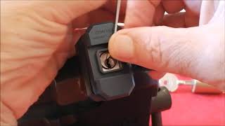(49) German pad lock with paracentric keyway picked