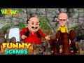 BEST SCENES of MOTU PATLU | FUNNY Cartoons in Hindi | Wow Kidz | Compilation 64