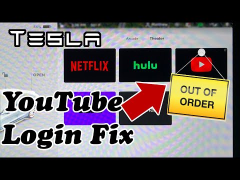 Tesla Model 3 - YouTube Login Fix