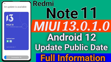 Redmi Note 11 Android 12 Update Public Rollout Date | Redmi Note 11 Android 12 Update Rollout Now