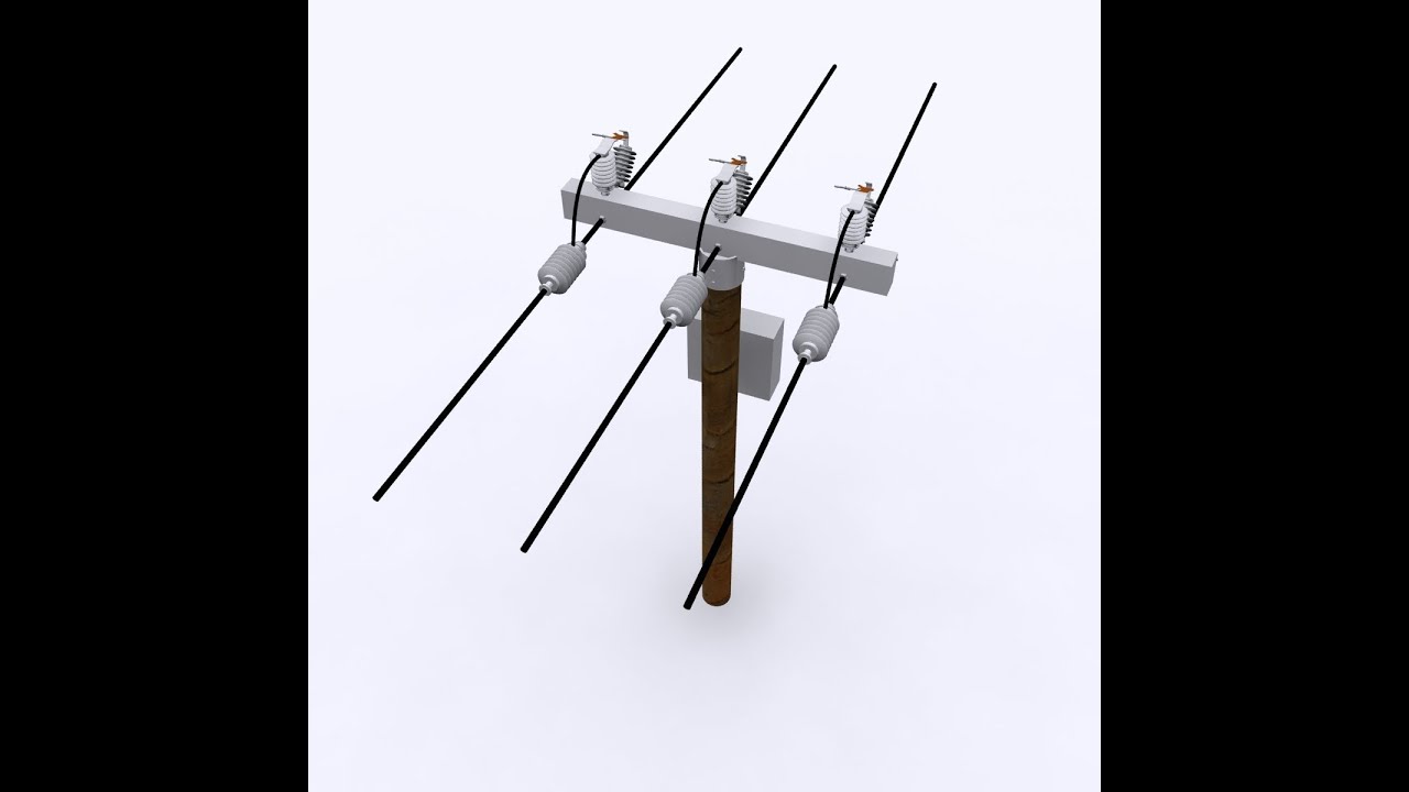 electrical post 3d model youtube