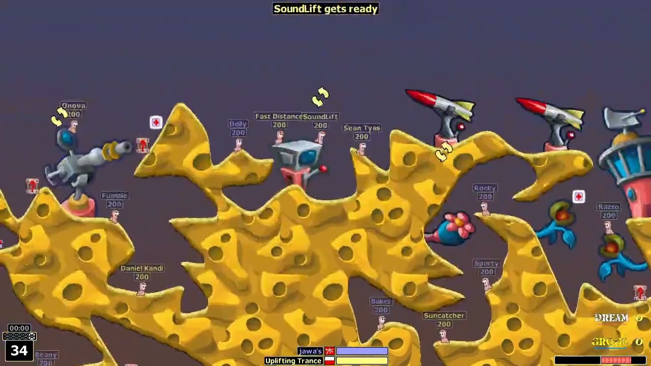 Worms Armageddon - Kaos Cup 1 (Season 12) - Dream vs grogu (Group C)