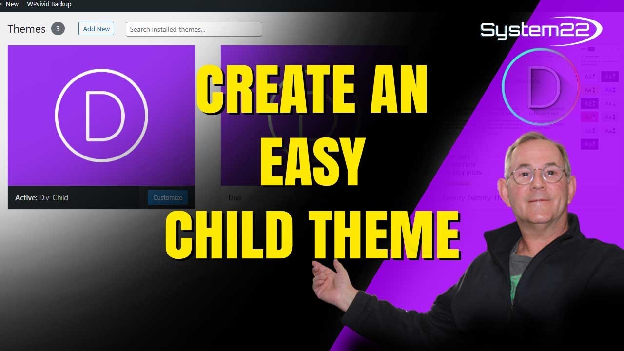 Divi Theme Tips How to Create a Divi CHILD THEME - YouTube