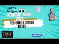 Kentucky derby 2024 update stride and pedigree analysis