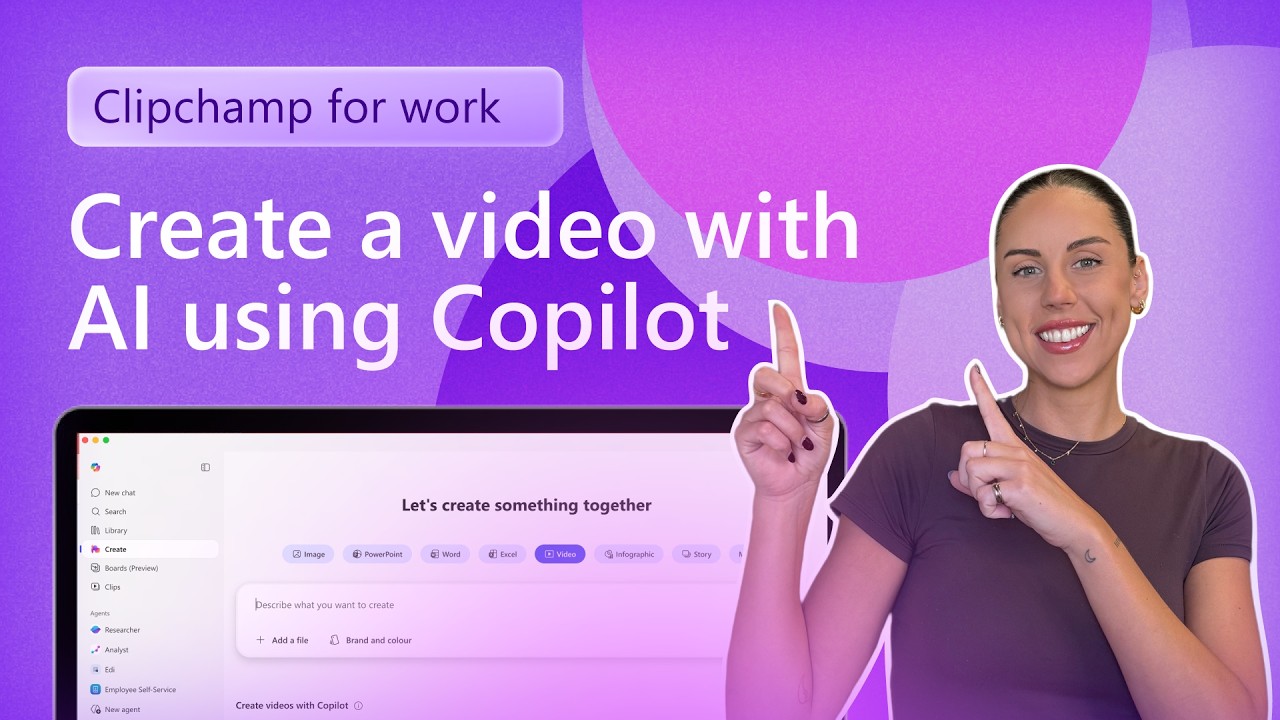 How to create a video with AI using Copilot and Clipchamp