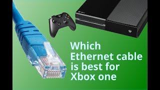 At this video we look which ethernet or lan cable you need to connect
your xbox one, one s the internet. using an wil...