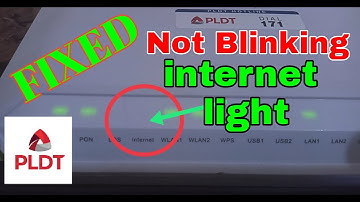 How I Fix Internet light not Blinking in Tagalog