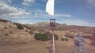 Bio Inspired Wind Turbine -  Phased Wing Test