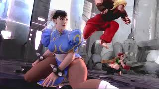 Street Fighter V Intro (2016, Capcom)
Street Fighter V is a fighting video game developed by Capcom and Dimps. It is the sixth main numbered entry in the Street Fighter series. The game was released in February 2016 for the PlayStation 4 and Microsoft Windows; a Linux version was announced for release in Spring 2016, but has not emerged. The game features cross-platform play between the PlayStation 4 and Windows versions.
Similar to the previous games in the series, Street Fighter V features a side-scrolling fighting gameplay system. The game also introduces the V-Gauge, which builds as the player receives attacks and adds three new skills. The game features 16 characters at launch, with four of them being new to the series. A story mode and additional characters were added through updates and downloadable content.
According to Capcom, the game was a PlayStation 4 console exclusive as both Sony and Capcom had the same vision for the growth potential in the fighting game space. The game was powered by Unreal Engine 4, and had a beta test prior to its launch. Upon release, the game received generally positive reviews, with critics praising the games graphics and gameplay, but was criticized for its lack of content and characters, as well as its technical issues such as broken servers at launch and software bugs. Capcom was expecting the game to sell at least 2 million copies by the end of their fiscal year 2016. It missed the sales target, selling only 1.4 million copies as of March 31, 2016; though it accumulated lifetime sales is getting close to 2.5 million
Street Fighter V carries on the 2D fighting gameplay of its predecessors, in which two fighters use a variety of attacks and special abilities to knock out their opponent. The game features the EX gauge introduced in Street Fighter III, which builds as the player lands attacks and can be used to either power up special moves or perform super combos known as Critical Arts, although the Focus Attacks from the previous game have been removed. New to this game is the V-Gauge, which builds as the player receives attacks and adds three new techniques: V-Skills, V-Reversals, and V-Triggers. V-Skills are special attacks unique to each fighter; for example, Ryu can parry an attack while M. Bison can reflect projectiles, some of which build V-Gauge when successfully performed. V-Reversals allow players to use a section of the V-Gauge to perform a counter move whilst being attacked. Finally, V-Triggers use the entire V-Gauge to allow the player to perform a unique ability, such as a temporary damage boost for Ryus energy balls or added hits to Chun-Lis attacks. Additionally, the Stun Meter, which has been present since Street Fighter III, is made visible under the health bars in this game. The Stun Meter increases when receiving consecutive attacks and will cause the player to become stunned if filled; thus, it encourages players to play offensively when the opponents Meter is close to full. The game also features an interactive arena, showcasing special animations when a player is defeated at the edge of the arena. Street Fighter V Intro (2016, Capcom)