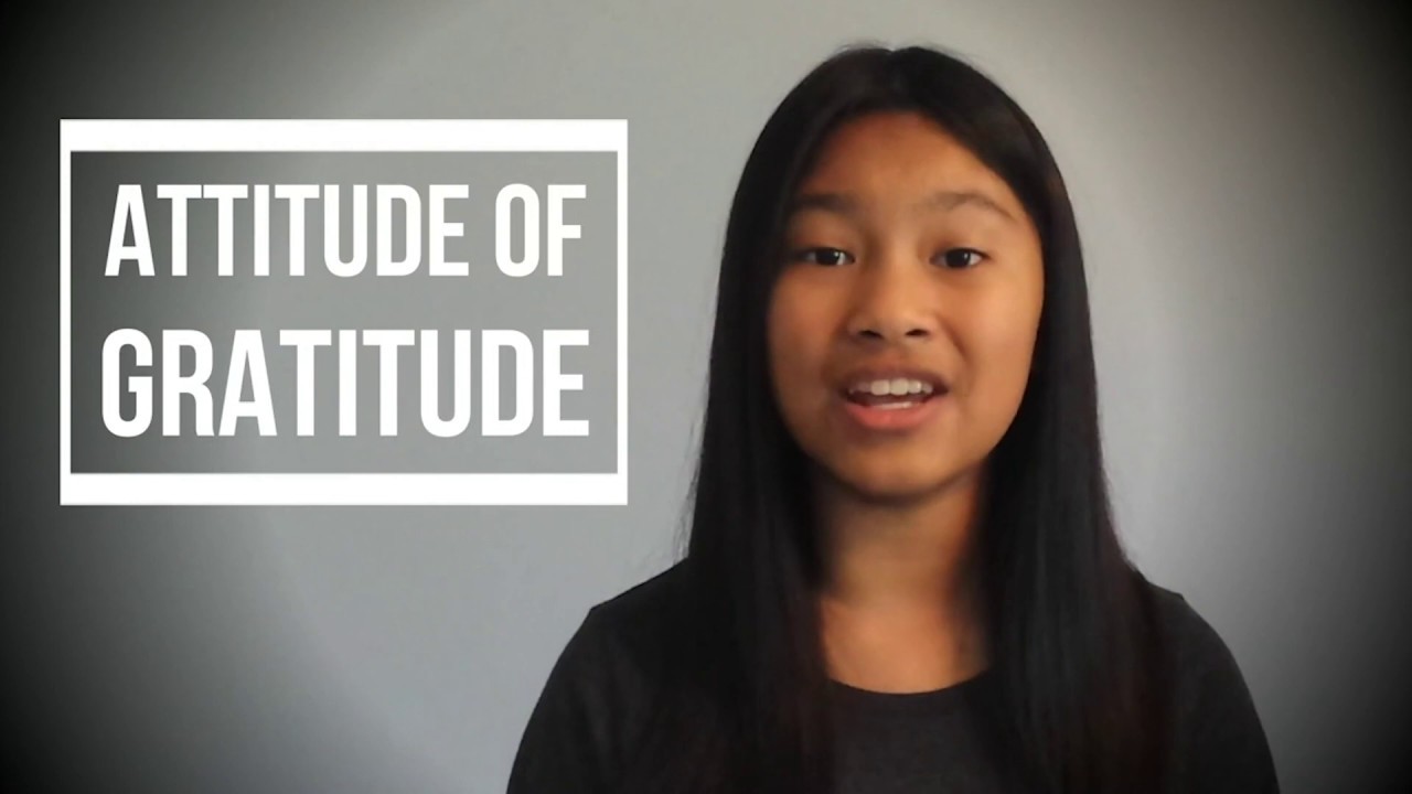 Change Starts with Me- One Grateful Heart at A Time: 2020 International Student Speech Contest