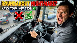 Struggling with Roundabouts in class1 lorry? POV Training to Pass Your HGV Test First Time!