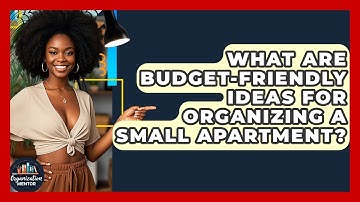 What Are Budget-Friendly Ideas for Organizing a Small Apartment? - Your Organization Mentor