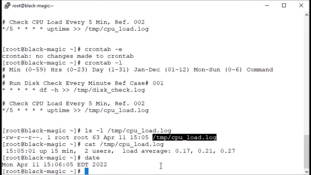 How to schedule jobs in Linux Crontab YouTube