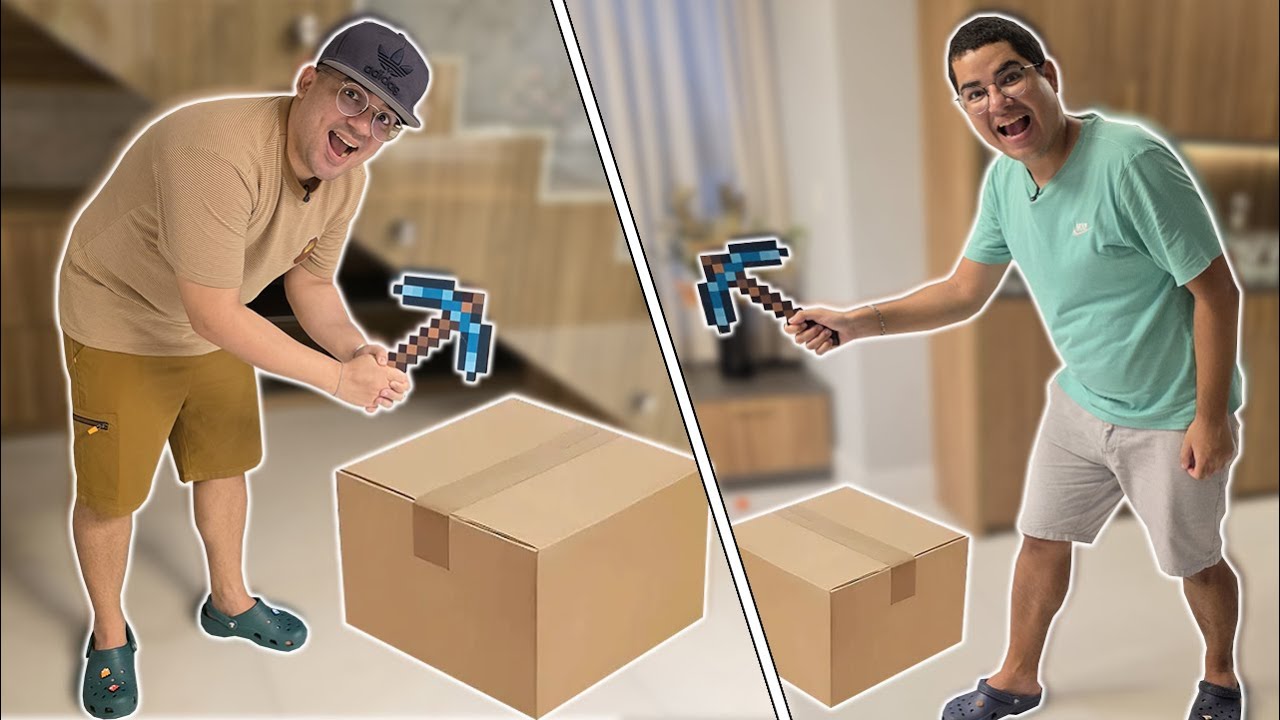 MINERANDO CAIXAS DE PAPELÃO ESCONDIDAS!