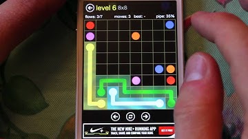 Flow - 8x8 Level 6 Walkthrough