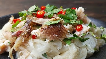 [67] Gỏi củ cải trắng trộn cùng cá lóc đồng nướng lột vỏ/Món ngon cho ngày tết sum vầy