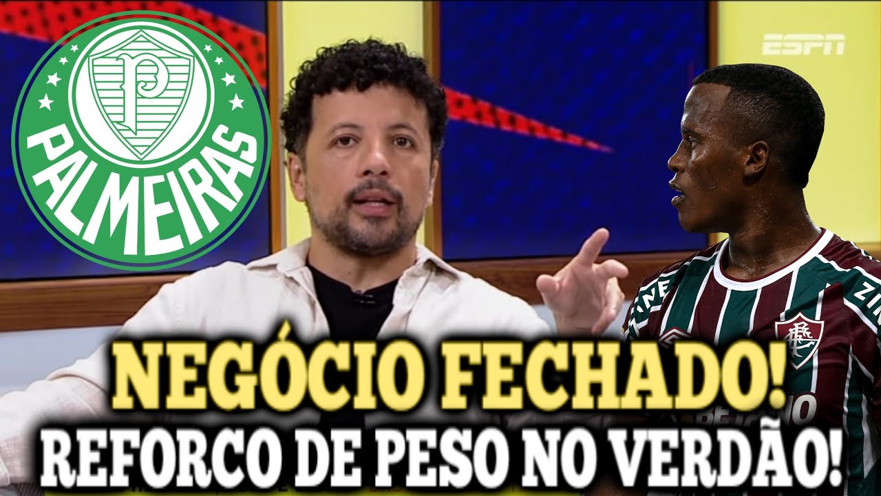 PLANTÃO URGENTE! ACERTO MILIONÁRIO POR JHON ARIAS CONFIRMADO AGORA NO VERDÃO! NOTÍCIAS DO PALMEIRAS 
