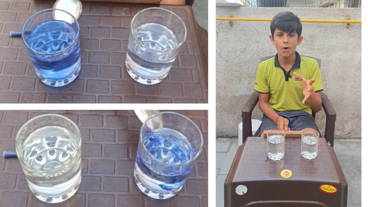 Hot water (&) cold water science experiment - mini vlog (18 )